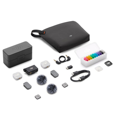 LinkMejor Mic Mini 2 Wireless Lavalier Microphone 24Bit/48kHz Omnidirectional 300M Range 48H Battery 2 Level Noise Cancellation 3 Presets for Vlogging Podcasting Filmmaking Content Creation