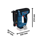 LinkMejor 18V-35 Cordless Wood Nailer 18V 0.6 mm 15-35 mm Pin Length 23 Ga Brushless Motor Depth Adjustment