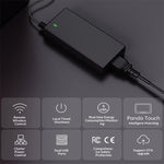 Panda PWR Smart Power Controller Remote Control Real Time Power Monitoring Timed Shutdown Dual USB Ports OTA Update Compatible Bambu Lab Klipper Voron 3D Printer Accessory Fleet Management