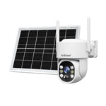 LinkMejor DH005 4MP Wireless Solar Security Camera PTZ AI Human Tracking Night Vision 5200mAh 2 Way Audio IP66 Waterproof Home Surveillance Cameras