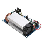 LinkMejor 600W 25A Step Down Power Supply Fan Adjustable Buck Voltage Converter Module 12-75V to 2.5-50V for Arduino Board