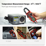 LinkMejor Direct KAIWEETS HT206D Digital Clamp Meter True RMS 6000 Counts AC/DC Voltage Current Resistance Capacitance Top Seller Buy Now