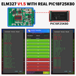 Kingbolen ELM327 WIFI OBD2 Car Diagnostic Tool for Android & iOS Drivers Car Fault Diagnosis Instrument Double System PIC25K80 Chip