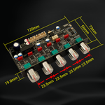 LinkMejor ZK-PRO2 Audio Tone Board Preamplifier Bluetooth 5.0 Dual Subwoofer 2.1 Channel Bass Treble Control NE5532 Voice Amplifier Decoder QCC3034+ES9023