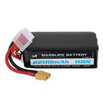 LinkMejor 22.2V 2200mAh 100C 6S Lipo Battery XT60 Plug for RC Drones