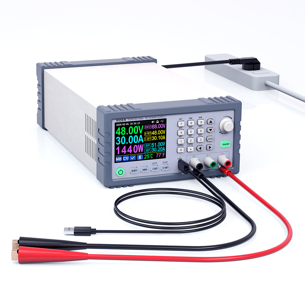 LinkMejor RD6030-Max 1440W Completed Set 60V 30A Digital Control Stabilized AC DC CNC Adjustable Regulated Power Supply