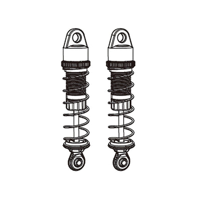 LinkMejor 12212 RC Car Original Parts Front/Rear Shock Absorbers P12510 P12500