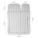 Universal SUV Inflatable Car Air Mattress Travel Bed Portable Back Seat Sleeping Pad for Camping