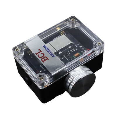 FM Signal Amplifier Adjustable 30dB Gain Low Noise 50-138MHz Dual Power Compatible with Passive Antenna Global FM Frequency Reception