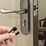 Reliable Locksmith Multi-Tool Compact Stainless Steel Kit Quick Access Automotive Keys Hook Portable Outdoor Use