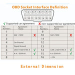 Car HUD Head-Up Display Obd Speed Fuel Consumption Water Temperature Voltage Overspeed Alarm HD Head-Up Display