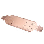 LinkMejor 124017 124019 1/12 RC Spare Alloy Chassis Car Bottom Plate 1823 Vehicles Model Parts