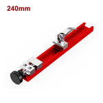 1pcs Adjustable Circular Saw Guide Rail Aluminum Alloy Cutting Track With Two-Way Locking Clamp One-Button Positioning Tool For Woodworking Engraving