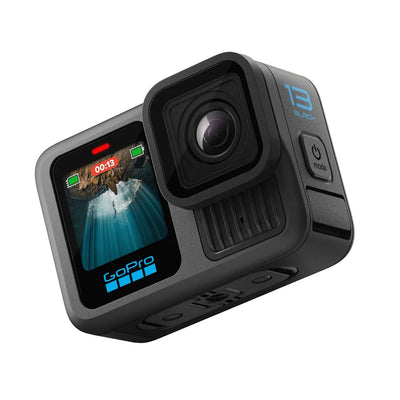For GoPro HERO13 Black Action Camera 5.3K60 Video 27MP Photo HyperSmooth 6.0 Waterproof 10m WiFi 6 Bluetooth GPS Magnetic Mounting