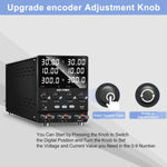 LinkMejor SPS-2KD Dual-Channel DC Power Supply Series Parallel Independent Triple Output Function Bench Power 120V 60V 30V