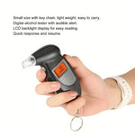 Portable LED Digital Display Alcohol Tester Accurately Test LCD Backlight Display Sound Alert 0.1 Accuracy Alcohol Tester