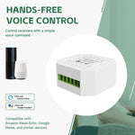IH-S09 Tuya 1-4CH Zigbe Smart Switch Module 16A/Channel APP Remote Control Timer Schedule Countdown Functions Voice Control with Alexa Google Assistant