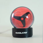 LinkMejor Kaleidoscope Sharingan Crystal Ball Rechargeable LED Music Rhythm Display Desktop Ornament Science Discovery Toys Gifts