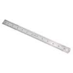 Drillpro CX300-2 Adjustable 45/90 Degree Metric and Inch Line Scribe Ruler Positioning Measuring Ruler 300mm Marking Ruler Woodworking Tool