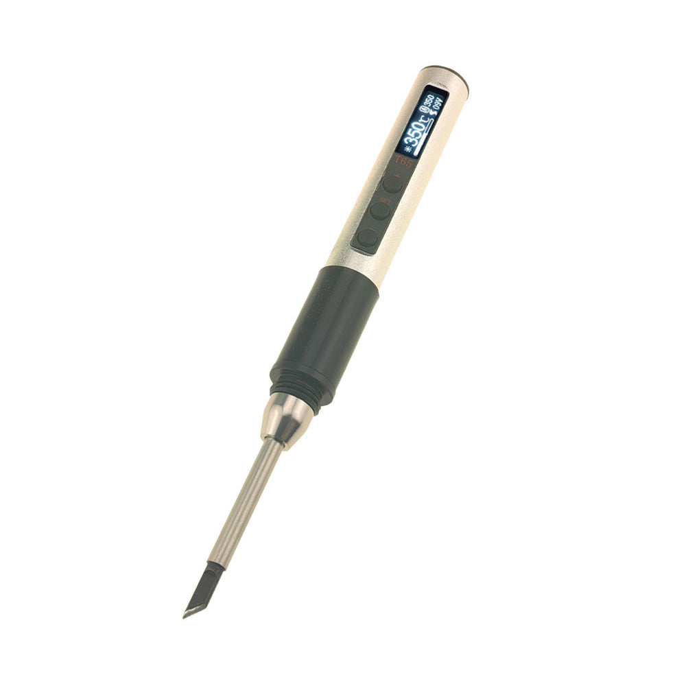 LinkMejor Mini T65 Soldering Iron Portable Repair DIY Tool OLED Screen 65W DC 9-20V Ceramic Heating Core Constant Temperature