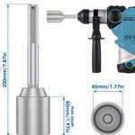 Ground Rod Driver SDS-MAX 30/45/65mm Steel Drill Bit Sleeve Heavy Duty Rotary Hammer Wide Compatibility Anti-corrosion Impact Resistant