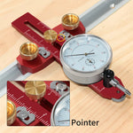 Woodworking Table Saw Calibration Positioner Precision Alignment 0.01 mm Wide Adjustment 0-120 mm for Woodworking Tracks and Table Saws