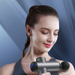 LinkMejor A8 Massage Gun 99 Speed Levels Adjustable 8 Massager Heads 1800mAh Professional Fascia Gun Muscle Relaxation