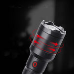 LinkMejor SF2 1200M Long Shoot LEP Flashlight Type-C Rechargeable 21700 Battery Power Bank Flashlight LEP Searchlight Search Torch