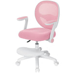 LinkMejor Kids Desk Chair Ergonomic Study Chair with Flipped Armrest Adjustable Height Swivel Computer Chair with Footrest for 4-12 Years Boys Girls Children