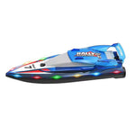K440 RTR 2.4G RC Boat High Speed Dual Powerful Motor LED Light Vehicles Models Toys