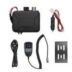 LinkMejor KT-WP12 Mini Dual Band Mobile Radio 25W High Power 200 Channels 136-174MHz 400-470MHz VHF UHF Long Range Car Two Way Radio Transceiver