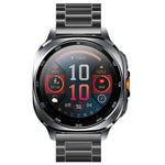 TS400 1.43-inch AMOLED Display GPS Multi-SatellitePositioning Flashlight Da GPT Altitude&Barometric Compass bluetooth Call bluetooth Call Heart Rate Blood Pressure Blood Oxygen Monitor Sleep Monitoring Multi-sport Modes 3ATM&IP68 Waterproof Smart Watch