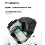 Automatic Variable Light Full Face Welding Helmet Helmet Welding MASK Welder High Definition Lens 0.01ms Light Adjustment Detachable Design with 10pcs Protection Glasses lenses