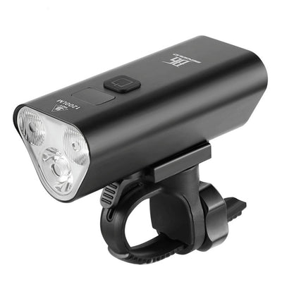 LinkMejor 1200LM Bike Headlight 6 Cycling Flash Lamp Light Modes Aluminum Alloy Waterproof Type-C Charging Bicycle Front Light for MTB Riding