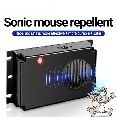 12.5Khz Car Ultrasonic Mouse Repellent Electronic Mouse Repellent Car Mouse Repellent Warehouse Mouse Repellent for Households Canteens Warehouses Hotels Farms