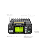 LinkMejor MP380+ Mobile Radio Car Walkie Talkie 25W Multi Band VHF UHF Mobile Transceiver 200 Channels Long Range Noise Reduction Powerful Signal Communication