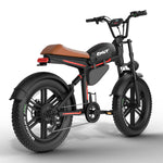 [USA Drect] QUNT BK20 Electric Bike 48V 18AH Battery 500W Motor Recommended Top Speed 25KM/H 20inch Tires 110KM Max Range 120KG Max Load Electric Bicycle