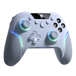 LinkMejor ESM-X20 Wireless Gaming Controller Dual Hall Trigger 3-Mode Detachable Hall Joystick RGB Light 1000Hz Polling Rate Gryo 2.4G/bluetooth/Wired Gamepad for Switch/PC/Steam Deck