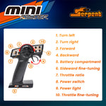 Serpent MINI for Spyder SC SER430001 RTR 1/24 2.4G RWD RC Car Off-Road Truck EP Full Proportional Control Built In ESP Vehicles Models Toys