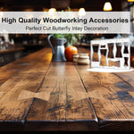 8 In 1 Router Template Jig 7 Inch Router Inlay Template Bowtie Router Template Decorative 8 Sizes Router Jig Woodworking DIY Tool