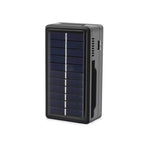 Solar Charger Type-C Multi Functional Portable Lithium Battery Holder Compatible with 18650/26650/21700 Rechargeable Battery Power Bank Case