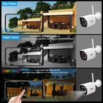 LinkMejor SH034 5MP QHD 5G Dual Band WIFI IP Camera Full Color Night Vision AI Humanoid Identification Home Security CCTV Baby Monitor