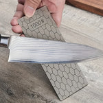 200 400 600 1000 2000grit Diamond Knife Sharpener Kit Sharpening Stone Grind Grinding Kitchen Tools Honeycomb Flaky Whetstone
