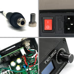 LinkMejor T12-952 Quick Heating Soldering Iron Station OLED Display Auto Sleep 200°C-480°C 24V 4.5A Accurate Temperature Control