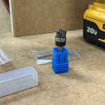 1Pcs Flush Trim Router Bit 3-Flute Tungsten Carbide 1/4 Inch Shank Top Bearing Pattern Bit for Woodworking