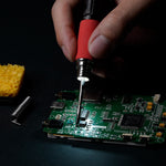 TS21 Precision Soldering Iron 100W USB Type-C Fast Heat Adjustable Temperature OLED Display Lightweight Portable Soldering Tool