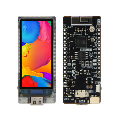 LinkMejor® T-Display-S3 AMOLED ESP32-S3 1.91-inch RM67162 Display Development Board WiFi Bluetooth 5.0 Wireless Module
