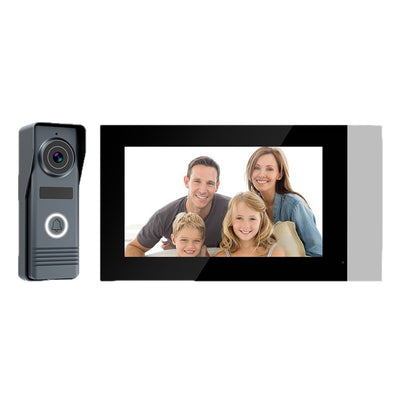 M712W 2 Wires Smart Home Tuya Wifi 1080P Video Intercom Video Doorbell with 7'' Touch Monitor Video Doorbell Door Camera Security System