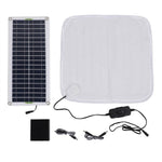 12V 50W Solar Panel with Electric Heating Blanket Waterproof DC Interface Monocrystalline Silicon Energy Storage for Outdoor Camping