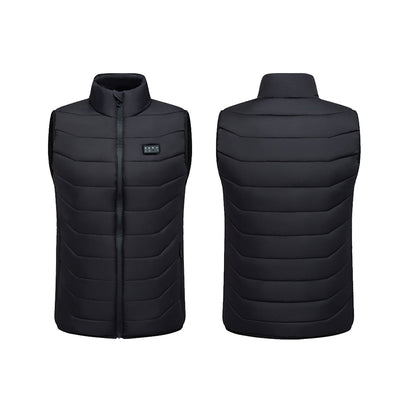 28 Zone Heated Vest Adjustable Temperature Warm Heating Vest Winter Outdoor Body Warmer